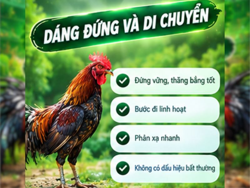 Kiểm Tra Dáng Đứng Và cách di chuyển